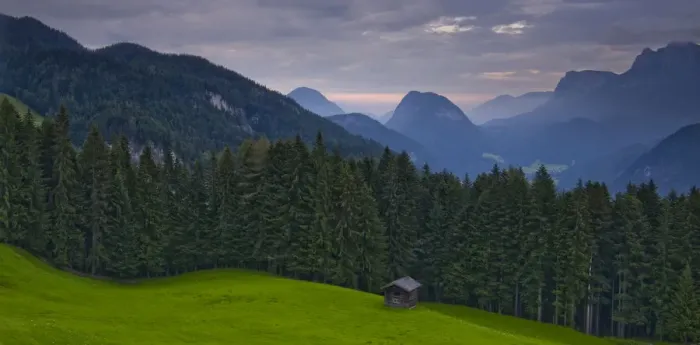 Framed Print : Hut in Lofer, Austria, Europe Framed Print : Hut in Lofer, Austria, Europe