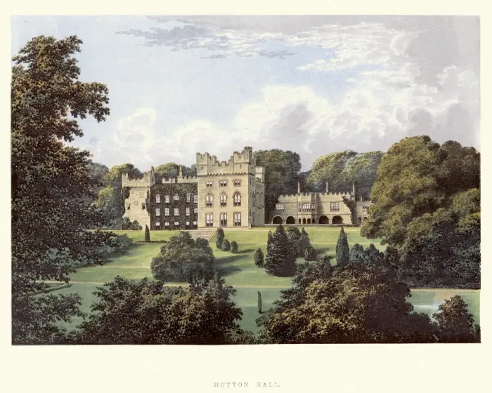 Framed Print : Hutton Hall, Hutton-in-the-Forest, near Penrith, Cumbria, England Framed Print : Hutton Hall, Hutton-in-the-Forest, near Penrith, Cumbria, England