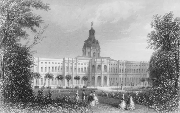 Framed Print : Huty18462, outdoors, day, print, T / GER / BERLIN / CHARLOTTENBURG PALACE, PALACE, medium Framed Print : Huty18462, outdoors, day, print, T / GER / BERLIN / CHARLOTTENBURG PALACE, PALACE, medium