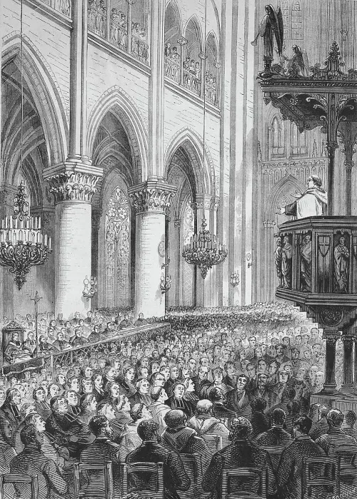 Framed Print : Hyacinthe-Marie Cormier OP, Louis-Stanislas-Henri Cormier, 8 December 1832 - 17 December 1916, French Dominican friar, preached from the pulpit of the church of Notre Dame in Paris, 1868, France, Historic Framed Print : Hyacinthe-Marie Cormier OP, Louis-Stanislas-Henri Cormier, 8 December 1832 - 17 December 1916, French Dominican friar, preached from the pulpit of the church of Notre Dame in Paris, 1868, France, Historic