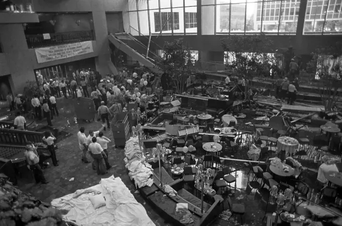 Framed Print : Hyatt Regency Walkway Collapse Framed Print : Hyatt Regency Walkway Collapse