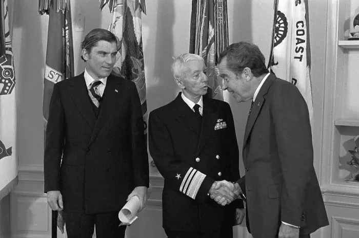 Framed Print : Hyman Rickover Shaking President Nixon's Hand Framed Print : Hyman Rickover Shaking President Nixon's Hand