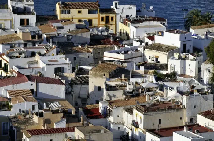 Framed Print : Ibiza Old Town Framed Print : Ibiza Old Town