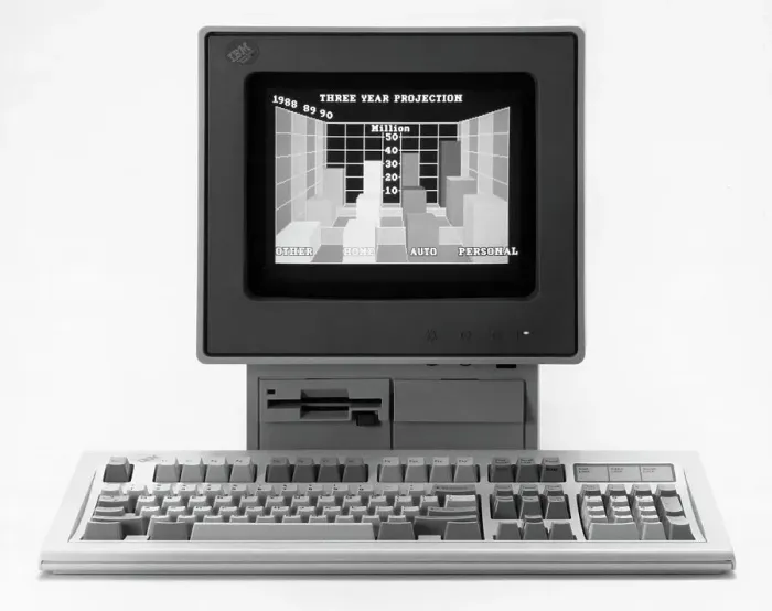 Framed Print : IBM Personal System 2 Computer Framed Print : IBM Personal System 2 Computer