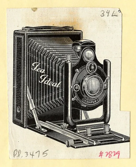 Framed Print : Ica Ideal Camera