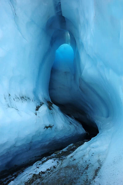 Ice Cave. Ice cave entrance from a glacier in Alaska