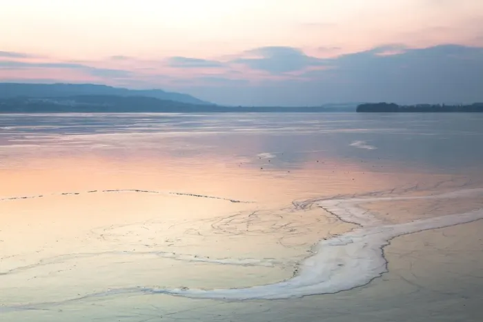 Framed Print : Ice floes on Lake Constance in the evening light near Allensbach, Baden-Wuerttemberg, Germany, Europe, PublicGround - IMPORTANT Non-exclusive usage, retail calendar, duration Jan. 1, 2016 - Dec. 31, 2016, territory DEU, AUT, CHE - Framed Print : Ice floes on Lake Constance in the evening light near Allensbach, Baden-Wuerttemberg, Germany, Europe, PublicGround - IMPORTANT Non-exclusive usage, retail calendar, duration Jan. 1, 2016 - Dec. 31, 2016, territory DEU, AUT, CHE -