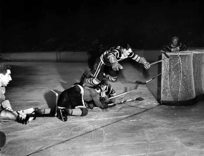 Framed Print : Ice Hockey Match