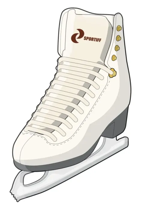 Framed Print : Ice skating boot Framed Print : Ice skating boot