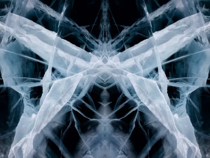Framed Print : Ice web Framed Print : Ice web