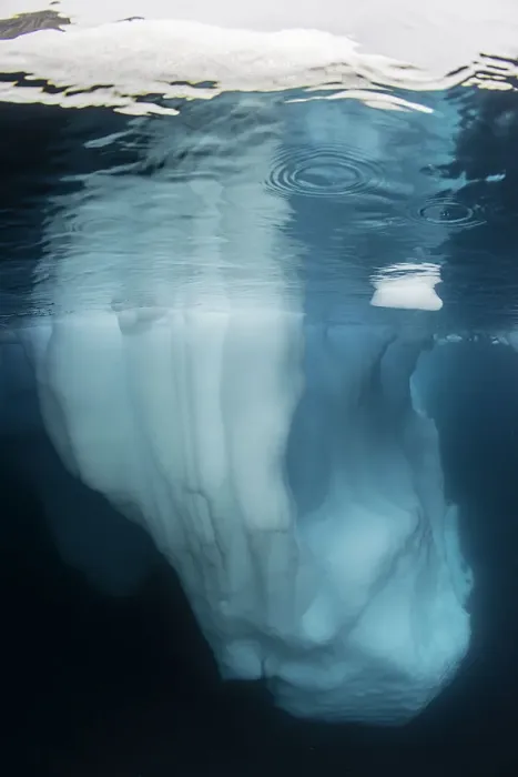 Framed Print : Under an iceberg Framed Print : Under an iceberg