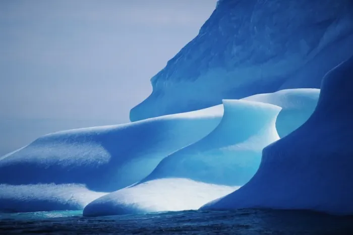 Framed Print : Iceberg is floating south in Labrador current in Northern Labrador