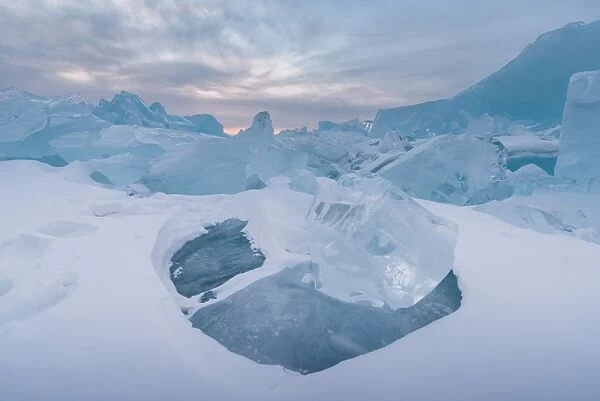 Iceberg at lake baikal