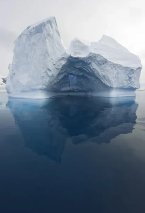 Framed Print : iceberg and reflections, Antarctic Peninsula