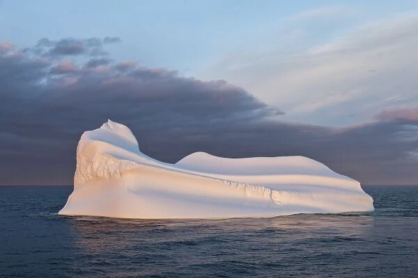 Iceberg at sunset, Labrador, Canada