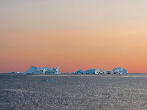 Icebergs at Disko Bay, Oqaatsut (Rodebay), Greenland, Denmark