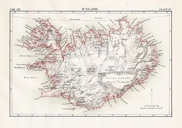 Iceland map 1881