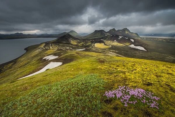 Iceland volcanic landscape