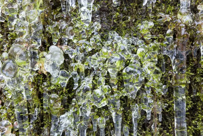 Framed Print : Icicles on Mountain Cliff Framed Print : Icicles on Mountain Cliff