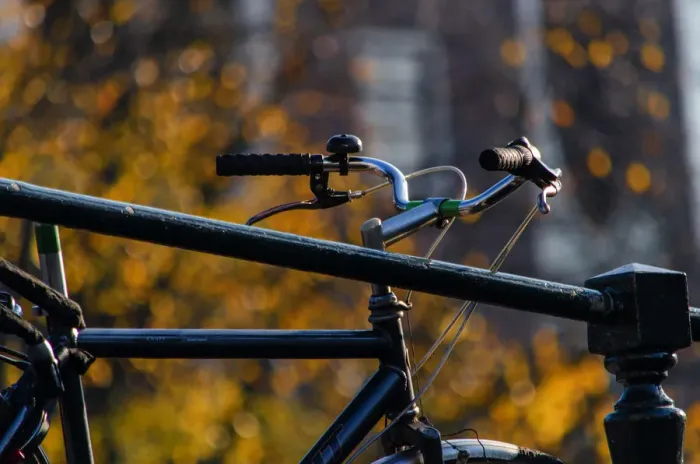 Framed Print : The Iconic Bicycle Culture of Urban Amsterdam