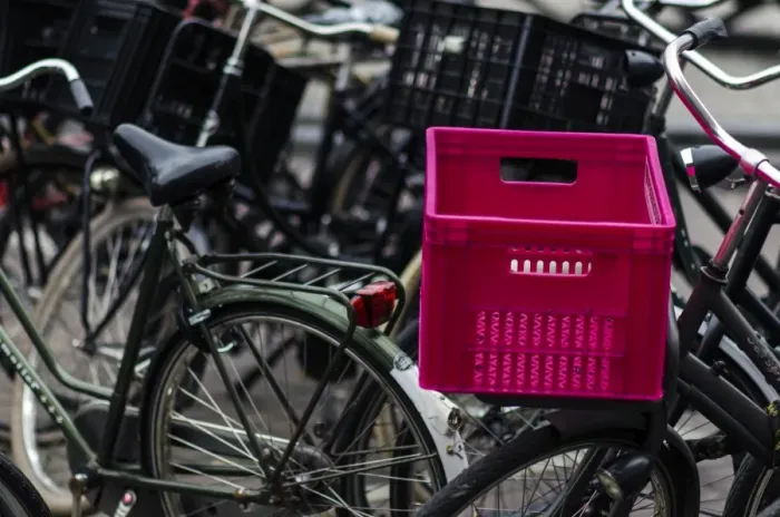 Framed Print : The Iconic Bicycle Culture of Urban Amsterdam