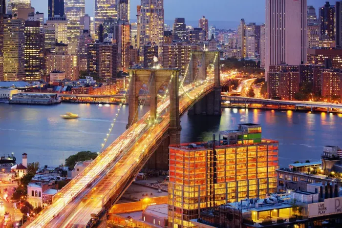 Framed Print : Iconic Brooklyn Bridge