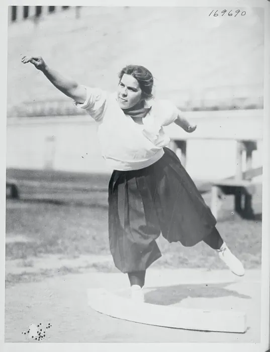 Framed Print : Ida Kern During Shot Put Action Framed Print : Ida Kern During Shot Put Action