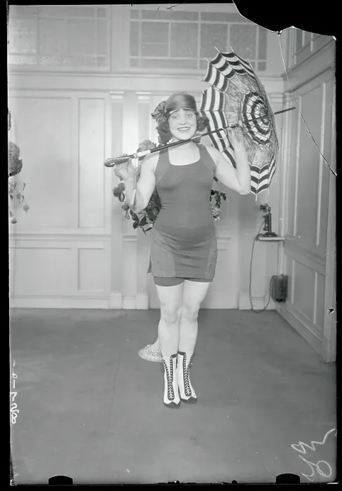Framed Print : Ida Schnall Modeling a Bathing Suit Framed Print : Ida Schnall Modeling a Bathing Suit