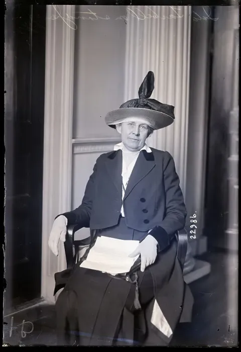 Framed Print : Ida Tarbell Seated on Stand, Testifying Framed Print : Ida Tarbell Seated on Stand, Testifying