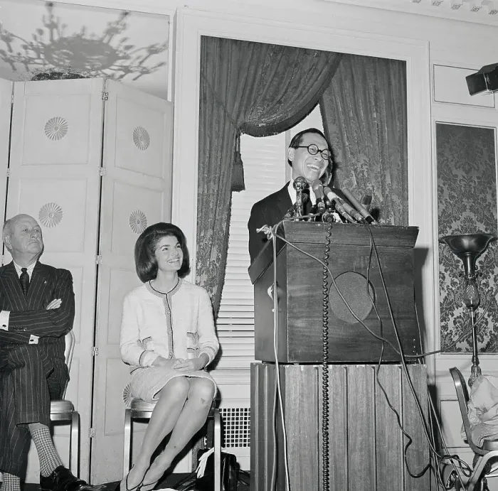 Framed Print : Ieoh Ming Pei Speaking at John F. Kennedy Memorial Library Fund Celebration Framed Print : Ieoh Ming Pei Speaking at John F. Kennedy Memorial Library Fund Celebration