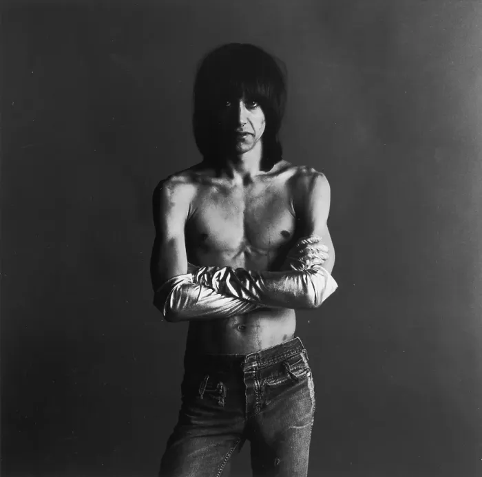 Framed Print : Iggy Pop. 22nd February 1970: Studio portrait of American rock singer Iggy Pop