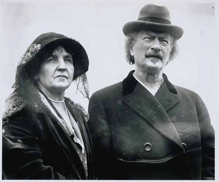 Framed Print : Ignacy Jan Paderewski and Wife Framed Print : Ignacy Jan Paderewski and Wife