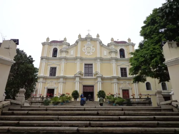 Framed Print : Igreja e SeminAario de Suo JosA, Church in Macau Framed Print : Igreja e SeminAario de Suo JosA, Church in Macau