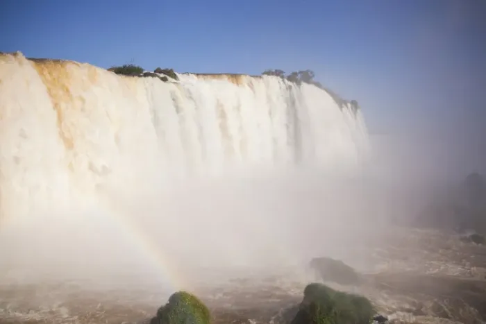 Framed Print : IguaAzu Waterfalls with rainbow, Brazil Framed Print : IguaAzu Waterfalls with rainbow, Brazil