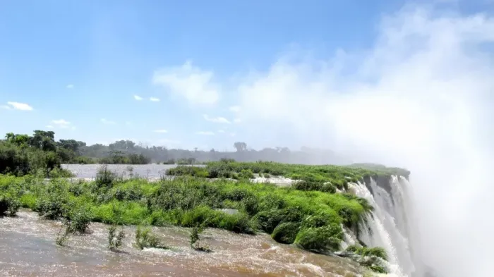 Framed Print : Iguazu river view, Argentina