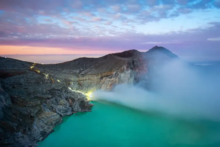 Framed Print : Ijen crater, East Java, Indonesia Framed Print : Ijen crater, East Java, Indonesia