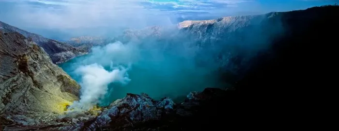 Framed Print : Ijen - The Largest Acidic Crater in The World Framed Print : Ijen - The Largest Acidic Crater in The World