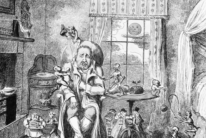 Framed Print : Ill Man with Pesty Creatures Offering Him More Food Framed Print : Ill Man with Pesty Creatures Offering Him More Food