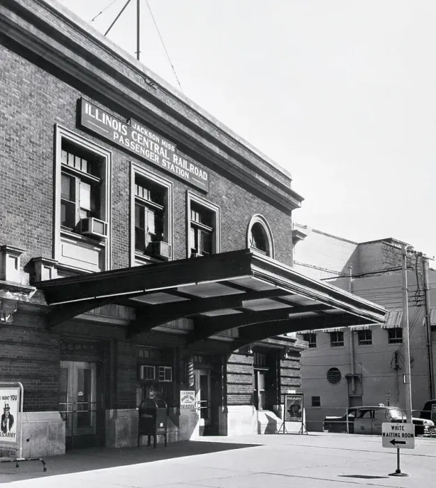 Framed Print : Illinois Central Railroad Station Framed Print : Illinois Central Railroad Station