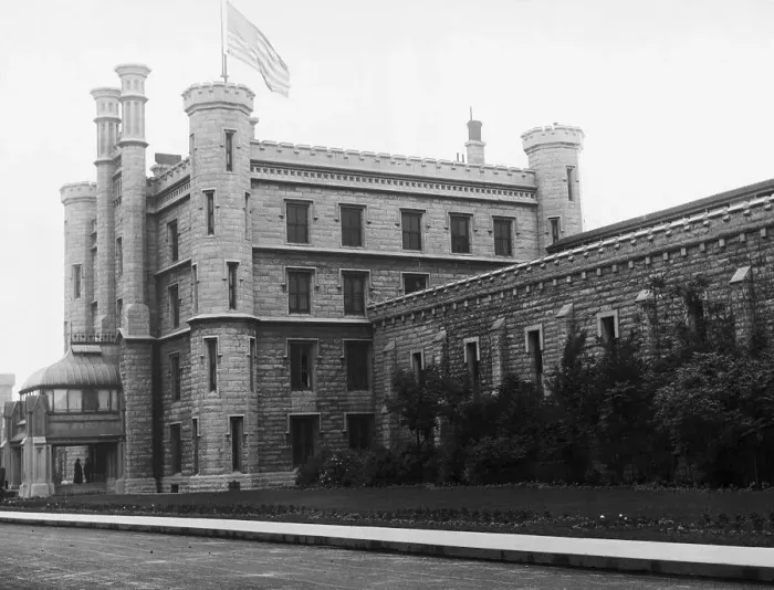 Framed Print : Illinois State Prison Exterior Framed Print : Illinois State Prison Exterior