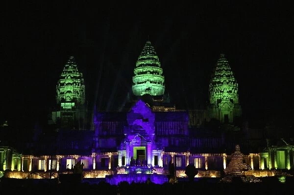 Illuminated Angkor Wat