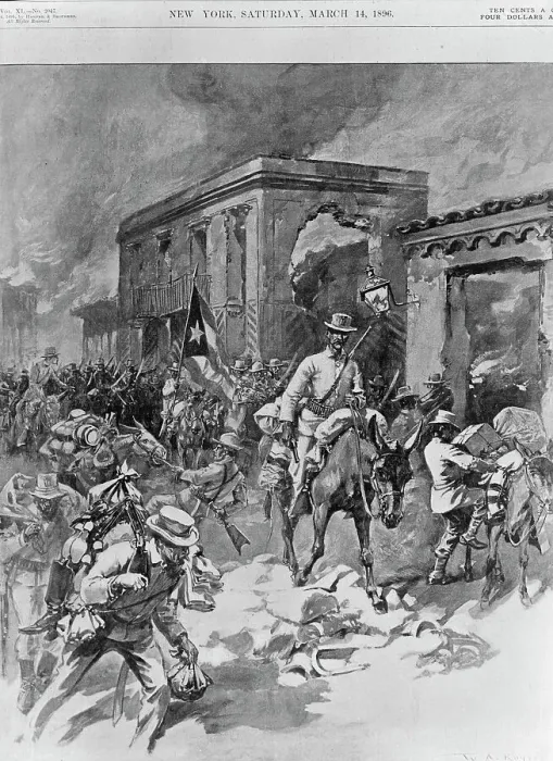 Framed Print : Illus.- Battle And Looting Scene Framed Print : Illus.- Battle And Looting Scene