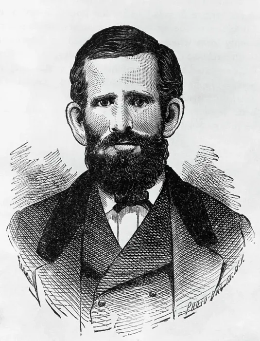 Framed Print : Illus. Head / Shoulders Frank James Framed Print : Illus. Head / Shoulders Frank James