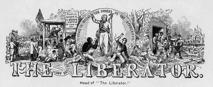 Framed Print : Illus. Of The Liberator; Slavery Framed Print : Illus. Of The Liberator; Slavery