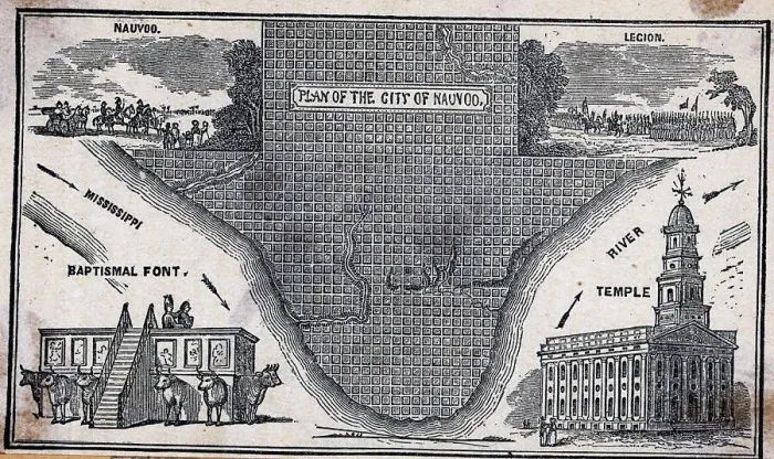 Framed Print : Illus. Showing City Plan & Landmarks Framed Print : Illus. Showing City Plan & Landmarks