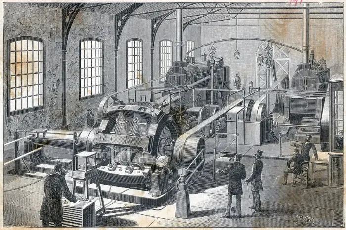 Framed Print : Illus. Of The Transmission Of Electricit Framed Print : Illus. Of The Transmission Of Electricit