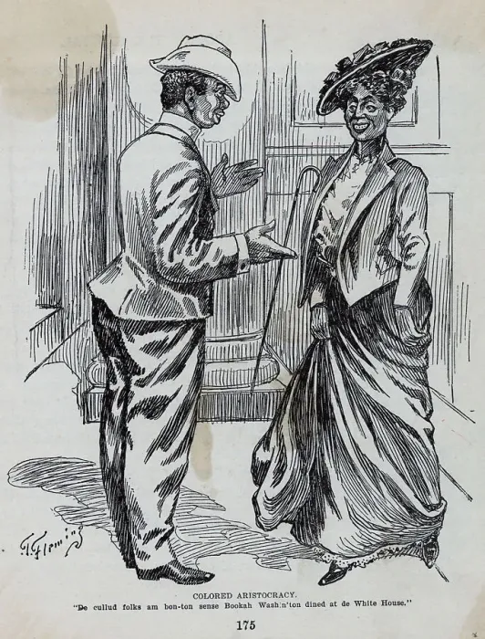 Framed Print : Illus.;African Am Caricature / 'Aristocrac Framed Print : Illus.;African Am Caricature / 'Aristocrac