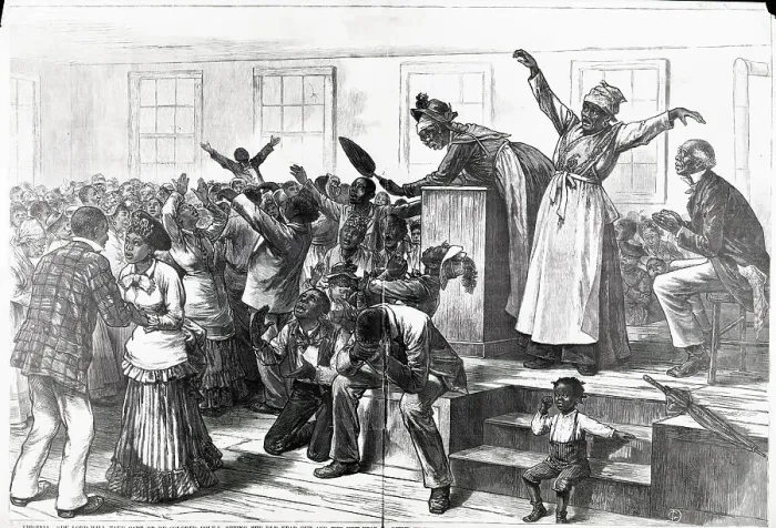 Framed Print : Illust.Of Black Church Ceremony;New Year Framed Print : Illust.Of Black Church Ceremony;New Year