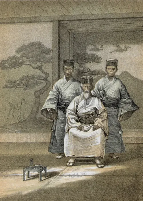 Framed Print : Illustrated Portrait Of Chinese Regent Framed Print : Illustrated Portrait Of Chinese Regent