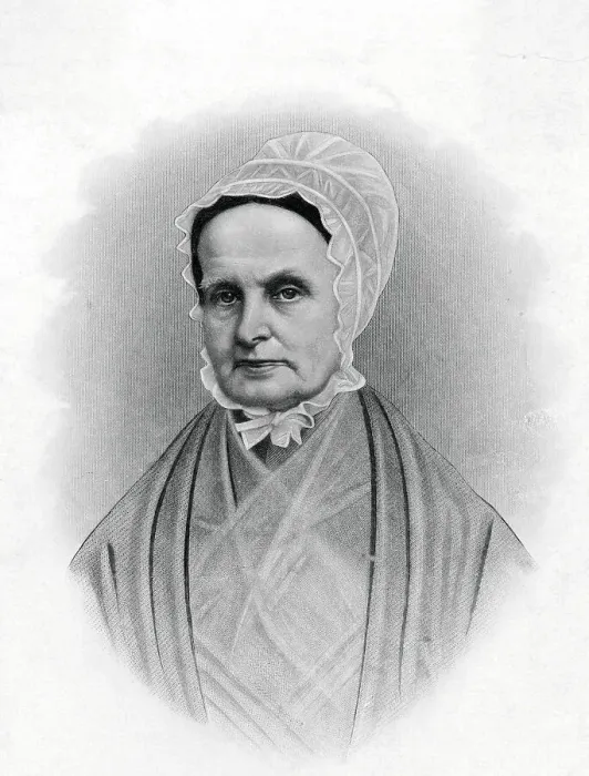 Framed Print : Illustrated Portrait of Lucretia Mott Framed Print : Illustrated Portrait of Lucretia Mott